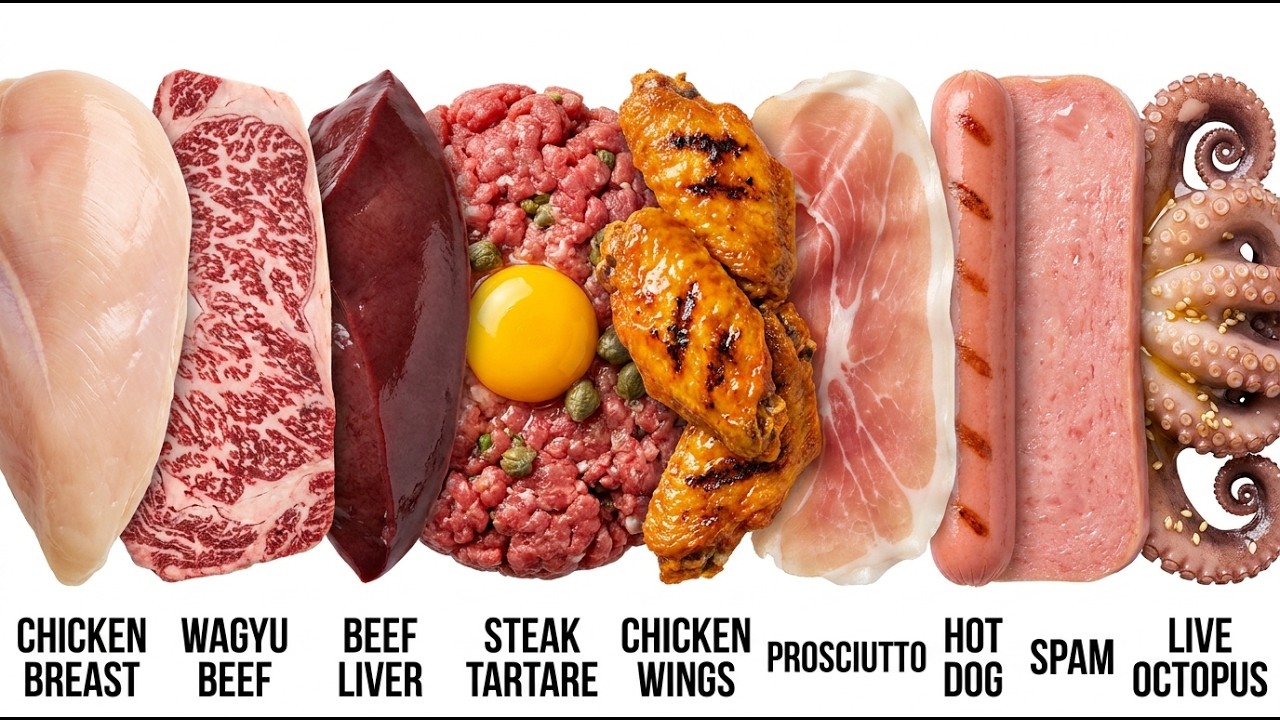 Every Type of Meat We Eat Explained In 10 Minutes - YouTube