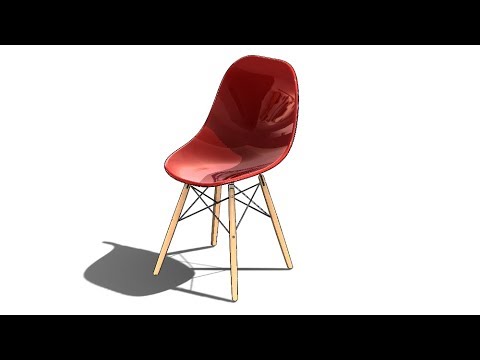 SolidWorks S Tutorial #314 : Eames DSW Chair (surfacing, 3D sketching, sheet metal)