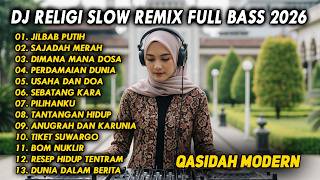 DJ SHOLAWAT QASIDAH TERBARU 2026 || DJ SLOW REMIX FULL BASS | DJ JILBAB PUTIH - DJ SAJADAH MERAH