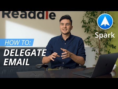 How to delegate an email with Spark  – Assign, set deadlines and track results