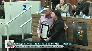 Sessão Solene - Marcio Barboza - 2022