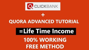 Clickbank and Quora Advanced Tutorial | Promote Clickbank Products on Quora Free Traffic