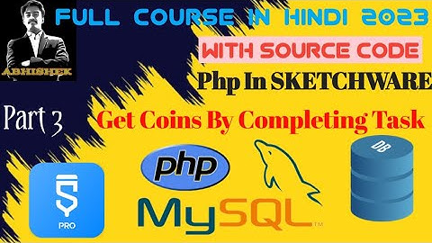 Php Coin system task in Sketchware course in hindi 2023 | by @doraemontech2826|#sketchware #php