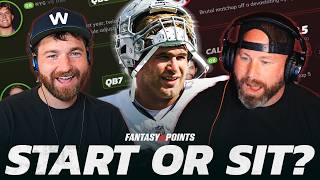 NFL Week 1 Fantasy Football MUST START or Sit!