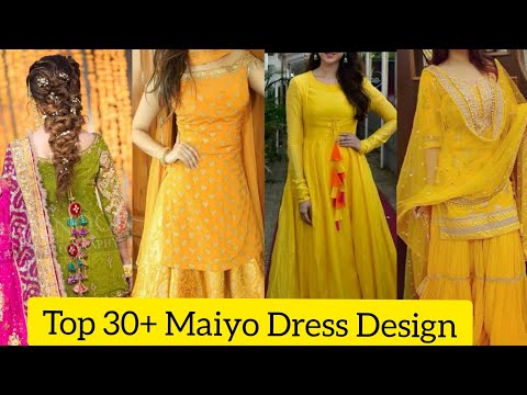 Top new maiyo mehndi dress design Silver Fashion YouTube