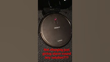 DEEBOT N79S red light and alarm problem