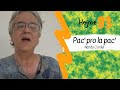 Hejme 83 - "Paz pela paz" en Esperanto