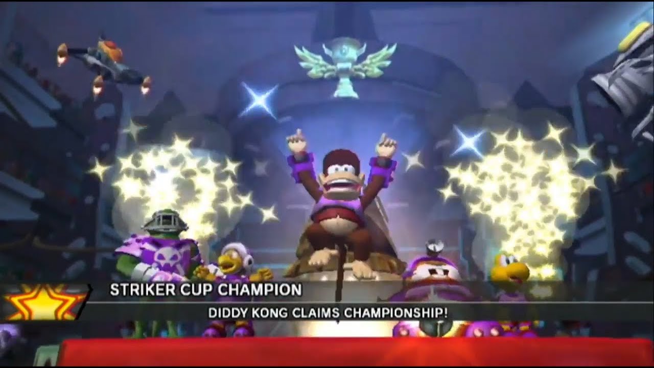 Mario Strikers Charged ~ All Character Trophy Celebrations