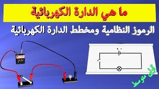 ما  هي  الدارة  الكهربائية ج6  ـ الرموز النظامية ومخطط الدارة  الكهربائية ـ  فيزياء الأولى متوسط