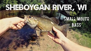 Bass Fishing Sheboygan River, WI ( Chatterbait )