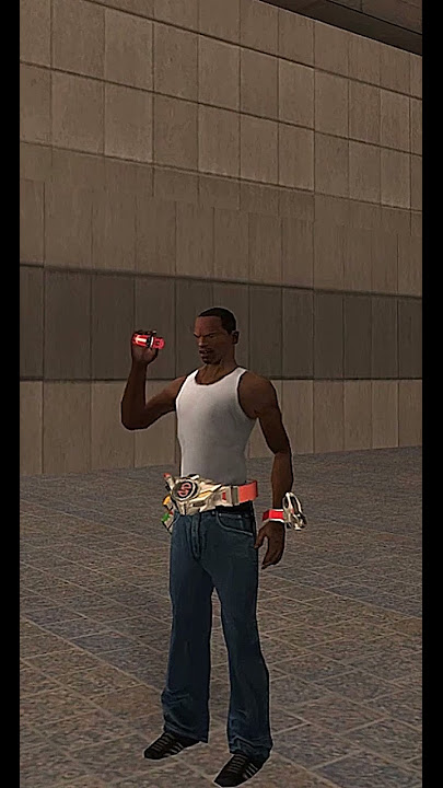 Gta Sa Kamen Rider Drive Henshin #shorts