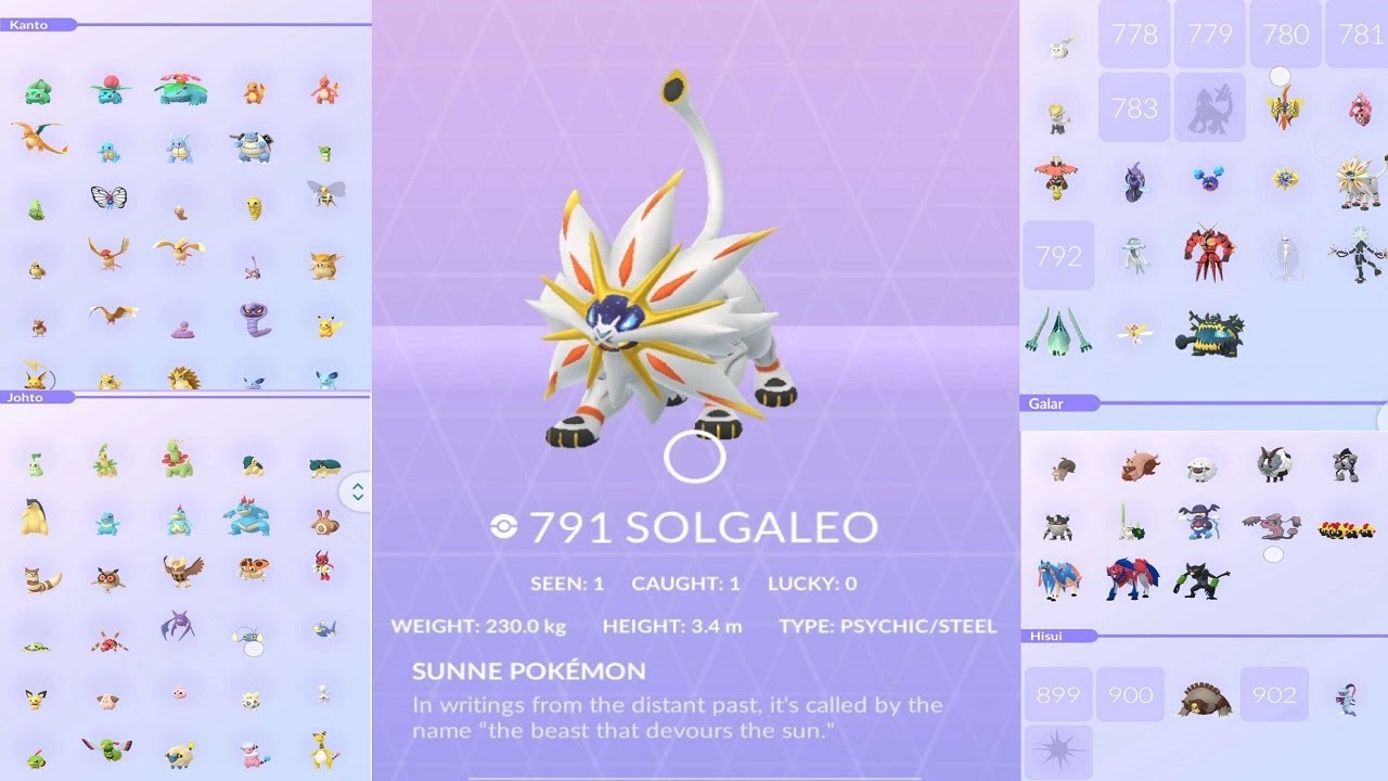 PoGo Pokédex by the Numbers