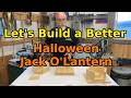 Better Halloween Jack O'Lantern Made From a Single 2x4x8 or 1x4x8