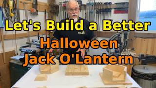 Better Halloween Jack O'Lantern Made From a Single 2x4x8 or 1x4x8