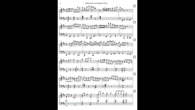 The Christmas Song Jazz Piano Arrangement with Sheet Music by Jacob Koller  - YouTube
