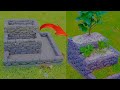 Flower pot making from styrofoam and cementhow to make cement potgamla designcrafts99