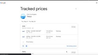 Google Flights Guide Episode 3: Price Tracking
