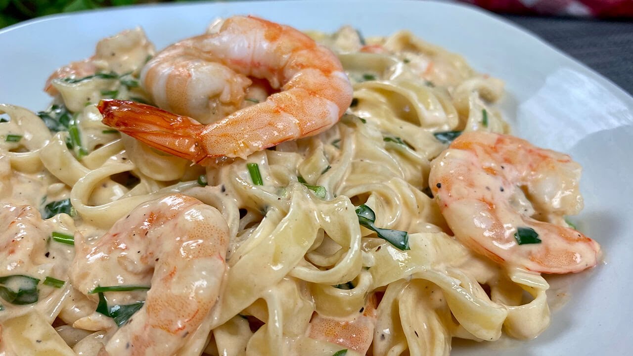 🍤🍤 PASTA CREMOSA CON LANGOSTINOS 🍤🍤 Te van a encantar!!! YouTube