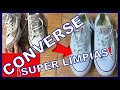 COMO LIMPIAR CONVERSE blancas 2021 🤣 COMO Limpiar TENIS Blancas 😁 CONVERSE 😄  Isabel Pocino VLOGS