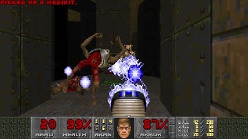 Doom 2 - Abscission (Map 6: Slag Dump): UV-Fast 100% (WAD Author: Snaxalotl)