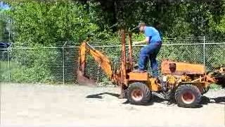 Sold Case Davis Ride On Cable Plow Backhoe Trencher Dozer Blade Bidadoo