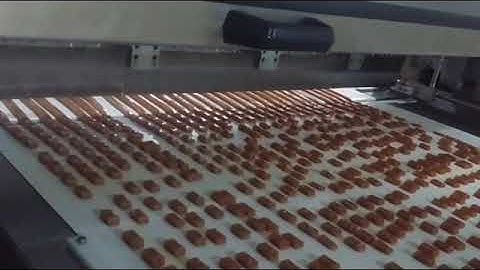 Chocolate Bar Production Line ( Using Ultrasonic Cutting Blade )