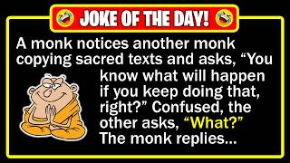 🤣 BEST JOKE OF THE DAY! - "New Monk" A Lesson in "Always Check Your Work"... | Dad Jokes