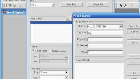 PI ProcessBook - Create Trend Display