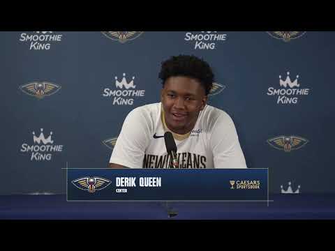 Derik Queen Interview from 2026 Pelicans Media Day | New Orleans Pelicans