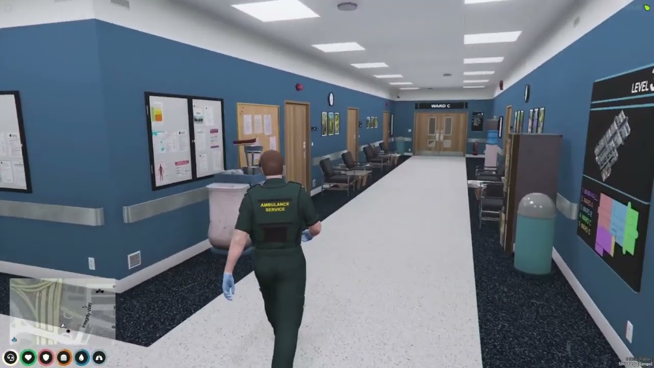 English Roleplay - Pillbox Hospital walk around !