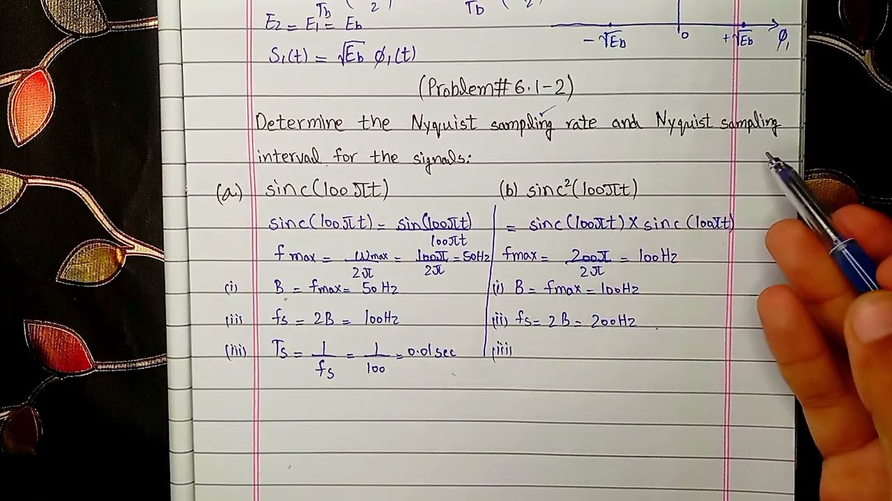 Communication System | Chapter#06 | Problem#6.1-2 | Digital Communication | Oxford