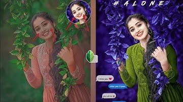 Snapseed Green And Bird Effect Photo Editing Tutorial | Snapseed Background Colour Change Tricks