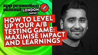How to level up your A/B testing game: Maximise impact and learnings. Karan Tibdewal from Phiture