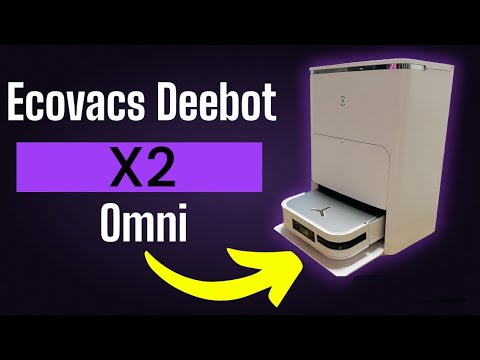 שואב רובוטי שוטף ECOVACS DEEBOT X2 OMNI ✅ סוגר לכם את הפינה 😊