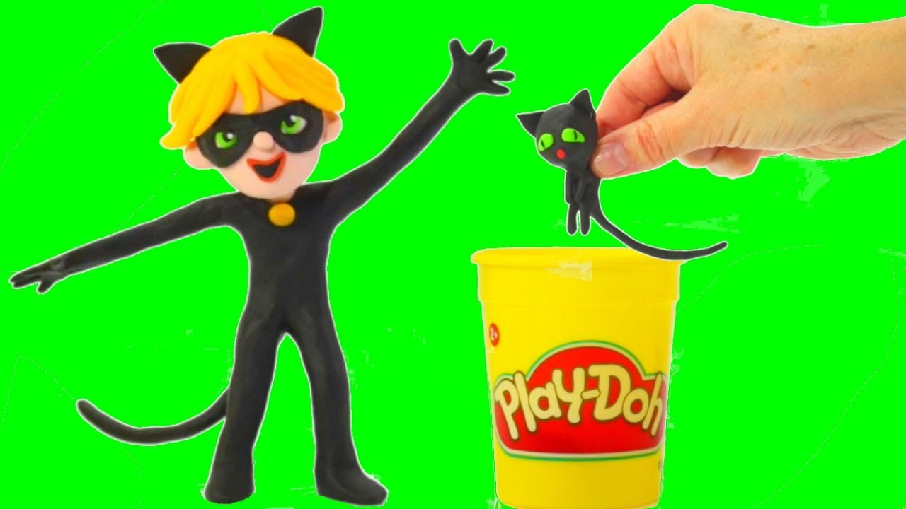 Cat Noir Play Doh Cartoons Superhero Babies & Frozen Elsa Cartoons For