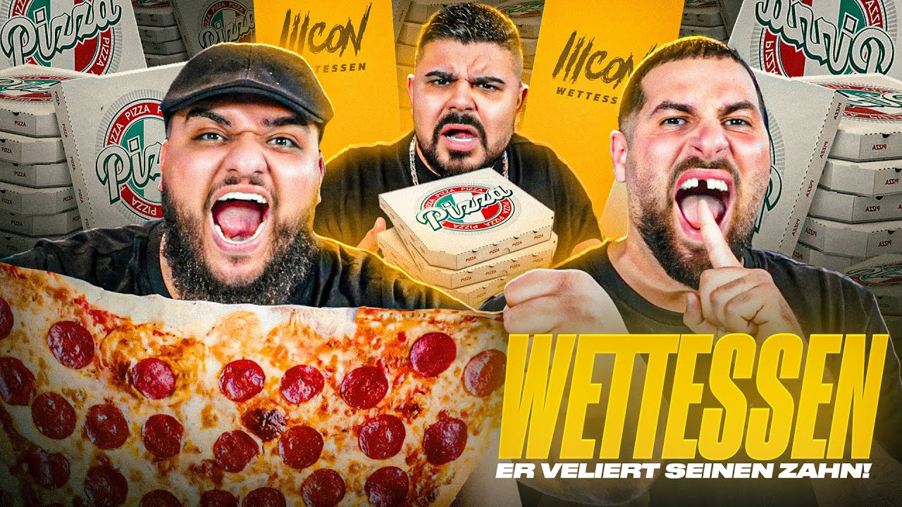 ICON 6 KÜNSTLER VERLIERT SEINEN ZAHN BEIM WETTESSEN DUELL 🍕😱