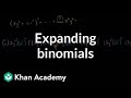Determining coefficient in binomial expansion | Algebra II | Khan Academy Determining coefficient in binomial expansion | Algebra II | Khan Academy
