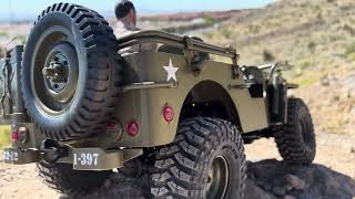 Rochobby 1/6 Willys Jeep. Part 2 the trail run.#rccrawler #rcfun #rccrawl #jeeplife