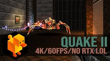 Quake II (PS1) gameplay 4K 60FPS in Duckstation emulator