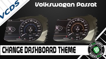 HOW TO CHANGE DASHBOARD THEME | VOLSKWAGEN PASSAT B8 | VCDS CODING