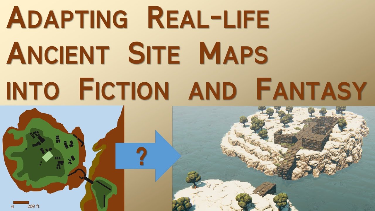 Adapting Real-life Ancient Site Maps into Fiction and Fantasy – Archaeology Studio 120