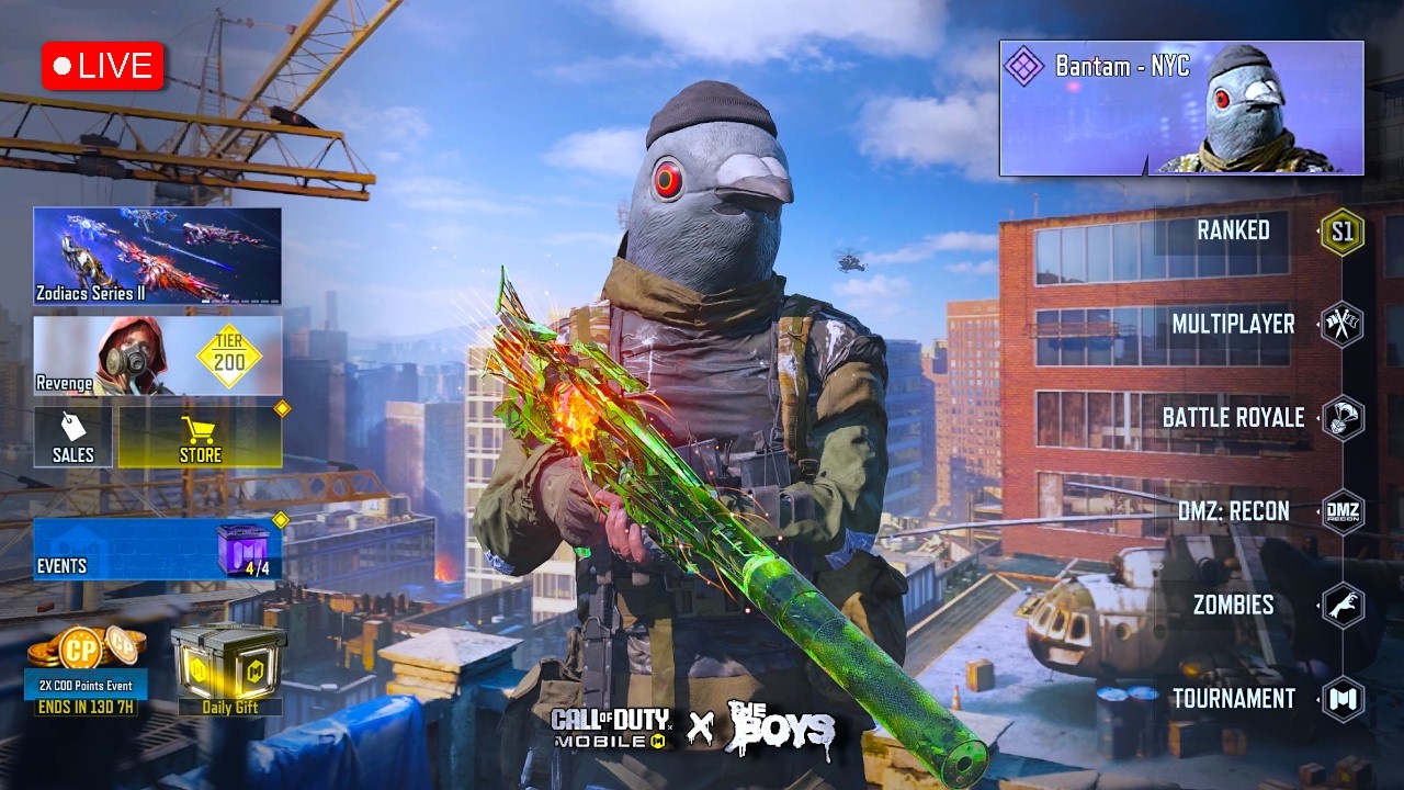 🔴 GamePlay Of Bantam - NYC • Top 5000 | Call Of Duty: Mobile