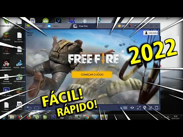 Como Instalar FREE FIRE no PC SUPER FÁCIL (06-06-2021) 