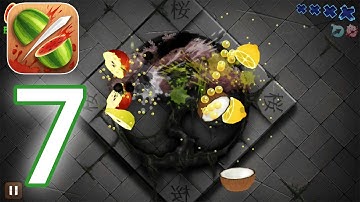 Fruit Ninja - Gameplay Walkthrough Part 7 - Cherry Blossom Dojo - Calligraphy Brush (iOS, Android)