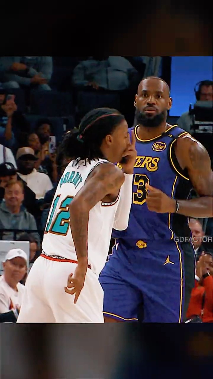 LeBron \u0026 Ja Morant TAUNTING each other ?