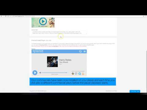 ShoutCast AIO Player Adverts - video from Streaming Pulse