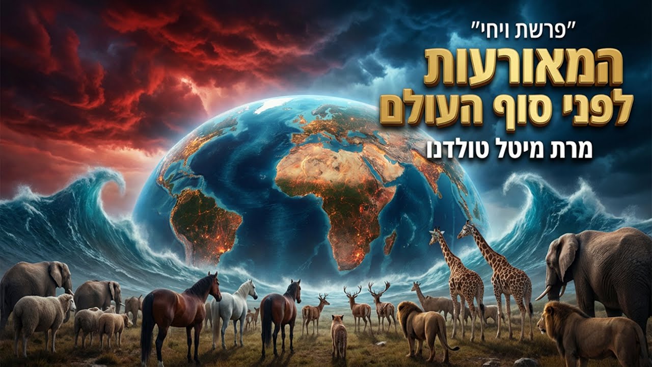 המאורעות לפני סוף העולם ✨ בסוד הפרשה - ויחי תשפ״ו ✨ מרת מיטל טולדנו