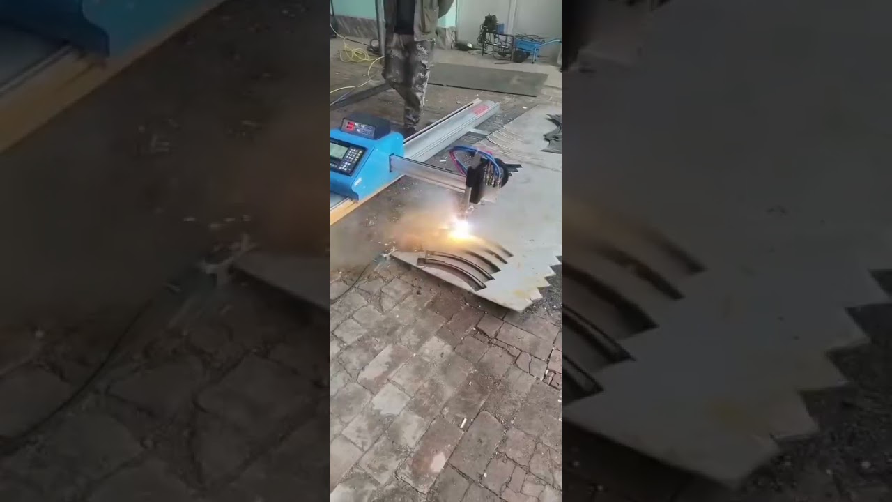 Portable plasma cutting metal machine 