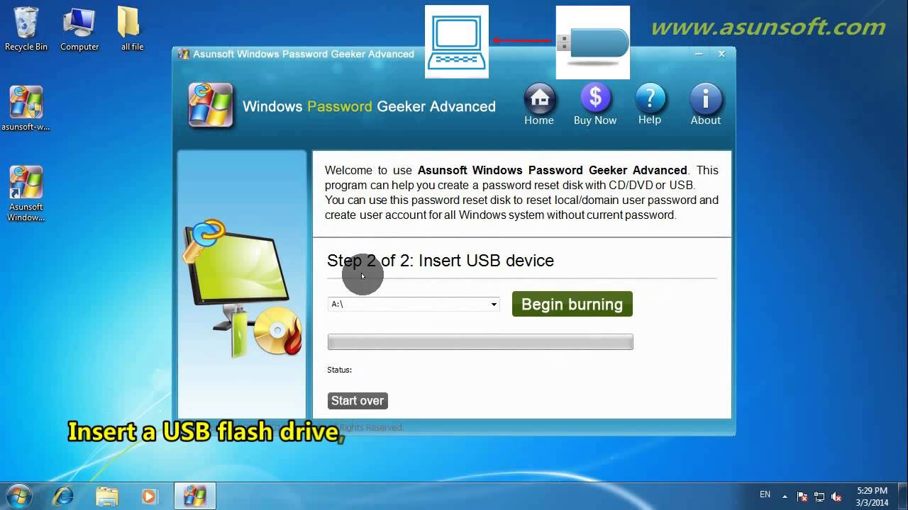 gateway windows 8 password reset