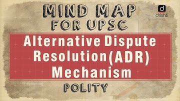 MindMaps for UPSC - Alternative Dispute Resolution (ADR) Mechanism (Polity)